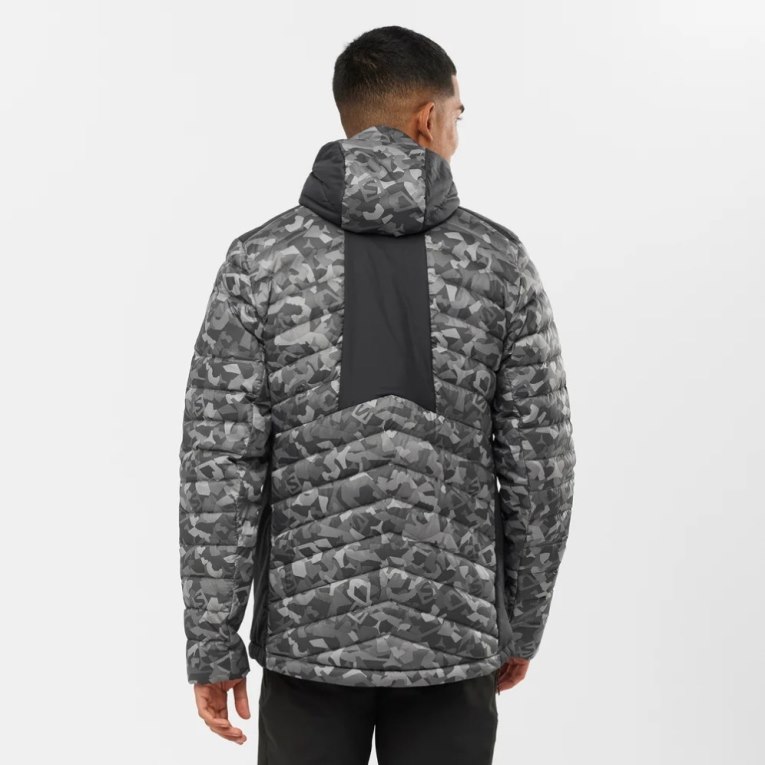 Salomon Essential Xwarm Down Men's Insulated Jackets Camo | CA 68L72